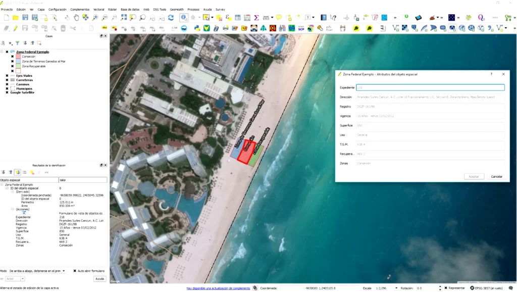 Integración de un Sistema de Información Geográfica (SIG)